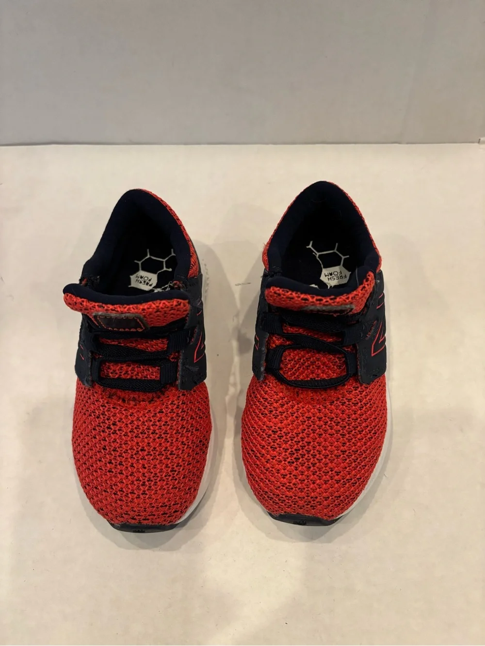 New Balance Kids Red and Black Lightweight Slip-On Sneakers
